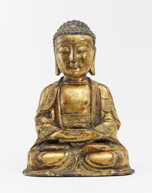 Unbekannt (Künstler*in), Buddha Shakyamuni in Meditationshaltung, 16./17. Jahrhundert