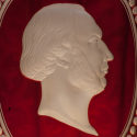 Portraitbecher, Franz Paul Zach zugeschrieben, um 1850; Detail