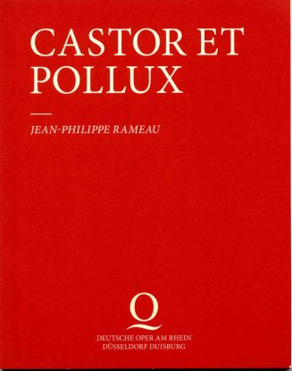 Programmheft zu "Castor et Pollux" von Jean-Philippe Rameau