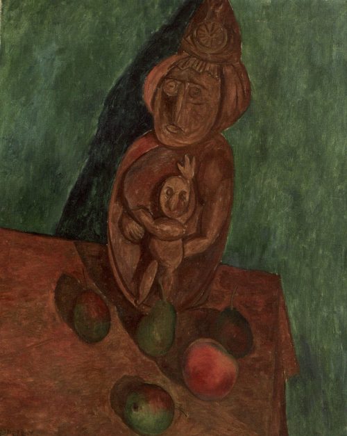 Walter Ophey (Künstler*in), Eickelborner Figur mit Früchten, 1925, um