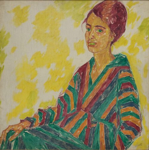 Walter Ophey (Künstler*in), Portrait Frau Esser (Bildnis Frl. E / Elberfeld), um 1912