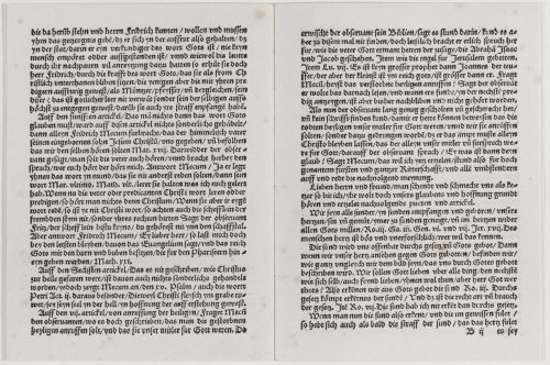 "Handlung und Disputacion", 1527