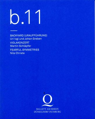 Programmheft Ballett am Rhein - b.11