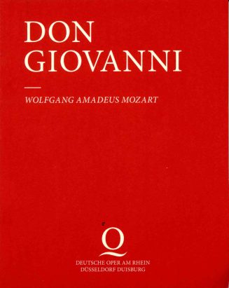 Programmheft zu "Don Giovanni" von Wolfgang Amadeus Mozart 