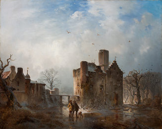 Carl Hilgers, Kasteel Doornenburg, 1871, Kunstpalast, Düsseldorf, Inv.-Nr. M 4518