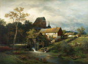 Andreas Achenbach, Die Erftmühle, 1866, Kunstpalast, Düsseldorf, Inv.-Nr. M 4001