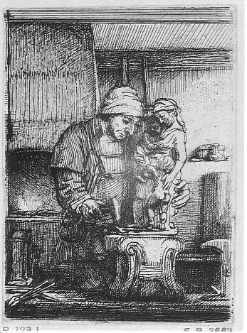 Rembrandt Harmenszoon van Rijn (Künstler*in), Der Goldschmied, 1655