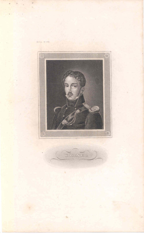 Porträt von Karl Theodor Körner