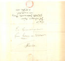 Adresse des Briefes von Heinrich Zschokke