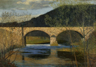 Julius Bretz, Brücke an der Agger, 1903, Kunstpalast, Düsseldorf, Inv.-Nr. M 5060