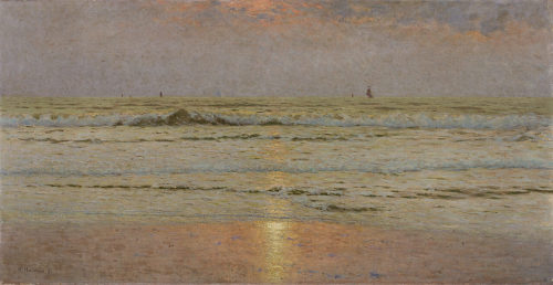 Heinrich Heimes, Sonnenuntergang an der Nordsee, 1891, Kunstpalast, Düsseldorf, Inv.-Nr. M 5472