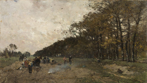 Ludvig Munthe, Die Kartoffelernte, 1896, Kunstpalast, Düsseldorf, Inv.-Nr. M 4419