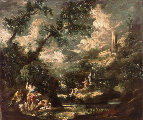 Marco Ricci, Landschaft, vor 1700, Kunstpalast, Düsseldorf, Inv.-Nr. M 52