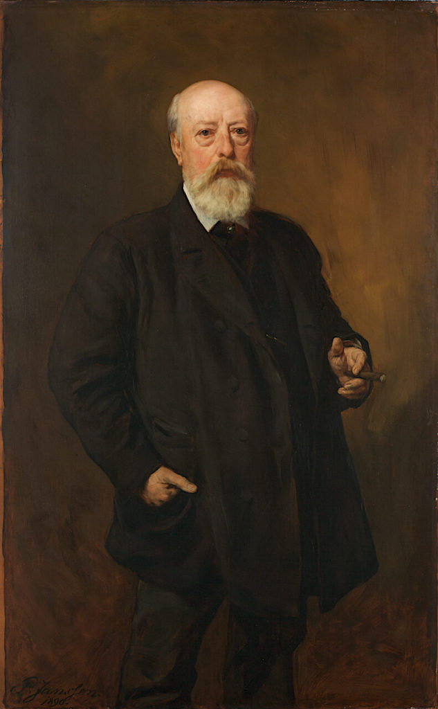 Peter Janssen, Bildnis Andreas Achenbach, 1890, Kunstpalast, Düsseldorf, Inv.-Nr. M 2011-2