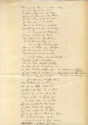 Gedichtmanuskript von Johann Carl Wilhelm Geishaim 2. Seite