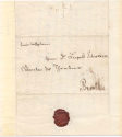 Adresse des Briefes von Ignaz Kuranda