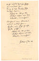Gedichtreinschrift von August Heinrich Hoffmann von Fallersleben