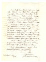 Brief von Franz Freiherr von Dingelstedt