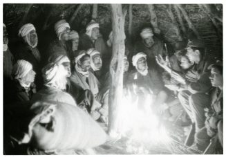 Dorfversammlung in den Bergen Algerien 1958