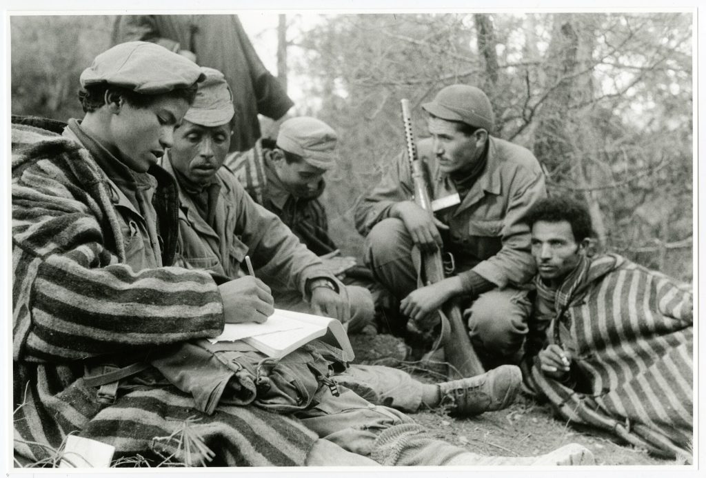 Partisanen bei Lageberatung Algerien 1958