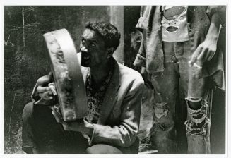 Algerischer Straßensänger Tunis 1958