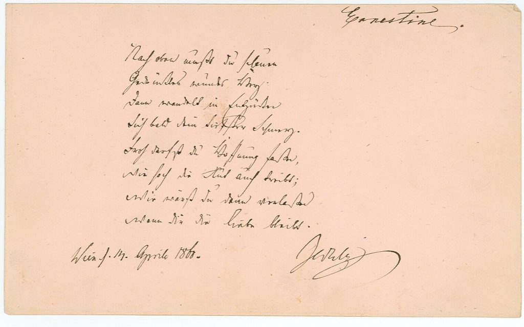 Gedicht von Joseph Christian Freiherr von Zedlitz