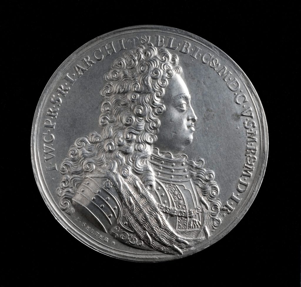 Medaille auf das Rechsvikariat des Kurfürsten Johann Wilhelm von der Pfalz