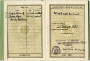 Reisepass von Bernt Engelmann von 1952