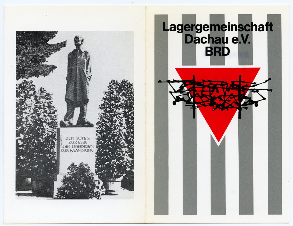 Mitgliedsbuch der Lagergemeinschaft Dachau von Bernt Engelmann